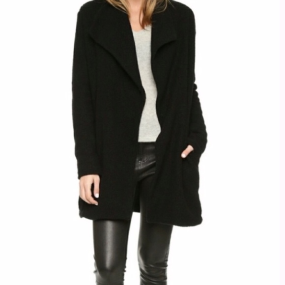 James Perse Sweaters - James Perse Black Open Drape Sweater Cardigan